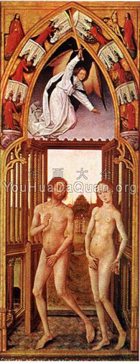 Triptych of the Redemption-right - 罗吉尔·凡·德·韦登